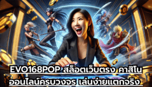 EVO168POP สล็อตเว็บตรง คาสิโนออนไลน์ครบวงจร เล่นง่ายแตกจริง