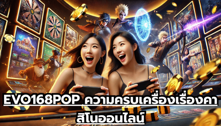 EVO168POP ความครบเครื่องเรื่องคาสิโนออนไลน์